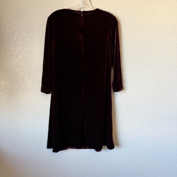 VTG BETSEY JOHNSON Velvet Embellished Peter Pan Collar Dress Size 6 - Picture 10 of 15